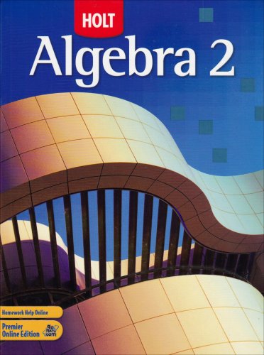 Product Cover Holt Algebra 2: Student Edition 2007