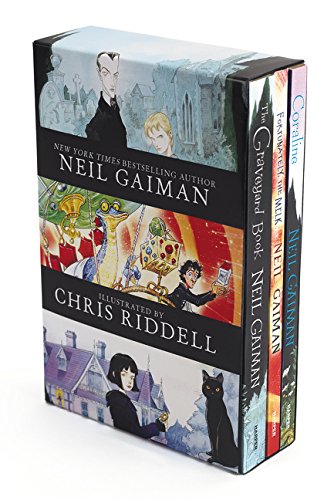 Product Cover Neil Gaiman/Chris Riddell 3-Book Box Set: Coraline; The Graveyard Book; Fortunately, the Milk