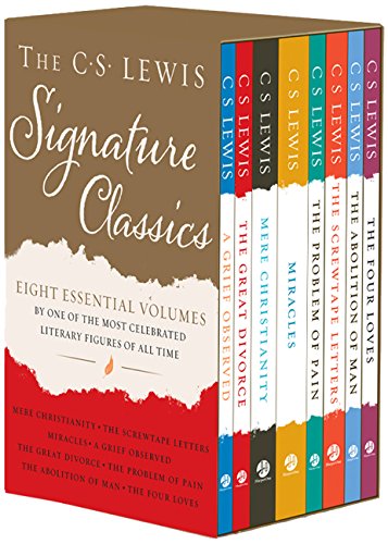 Product Cover The C. S. Lewis Signature Classics (8-Volume Box Set): An Anthology of 8 C. S. Lewis Titles: Mere Christianity, The Screwtape Letters, Miracles, The ... The Abolition of Man, and The Four Loves