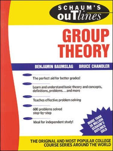 Product Cover Schaum's Outline of Group Theory