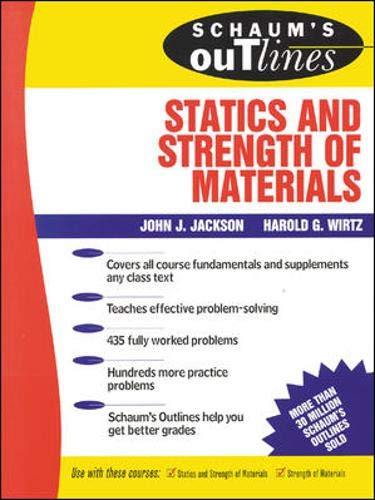 Product Cover Schaum's Outline of Statics and Strength of Materials (Schaum's)