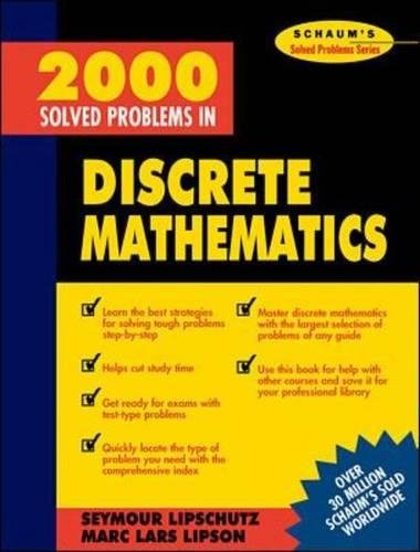 Product Cover 2000 Solved Problems in Discrete Mathematics