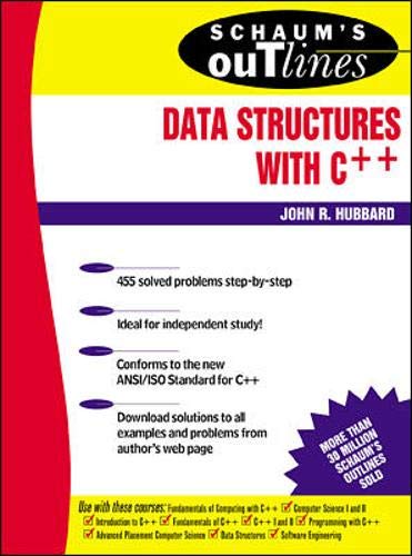 Product Cover Schaum's Outline of Data Structures with C++