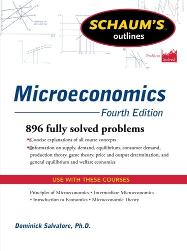 Product Cover Schaum's Outline of Microeconomics, Fourth Edition (Schaum's Outlines)