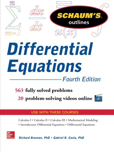 Product Cover Differential Equations (Schaum's Outlines)