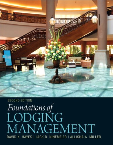 Product Cover Foundations of Lodging Management (2nd Edition)