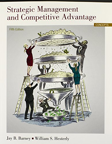 Product Cover Strategic Management and Competitive Advantage: Concepts (5th Edition)