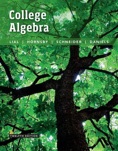 Product Cover College Algebra (12th Edition)