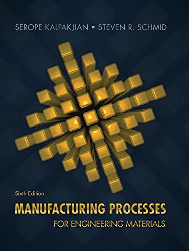 Product Cover Manufacturing Processes for Engineering Materials (6th Edition)