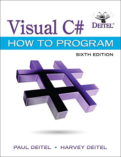 Product Cover Visual C# How to Program (6th Edition) (Deitel Series)