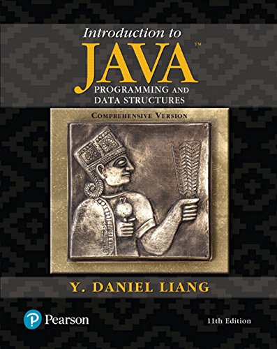 Product Cover Introduction to Java Programming and Data Structures, Comprehensive Version (11th Edition)