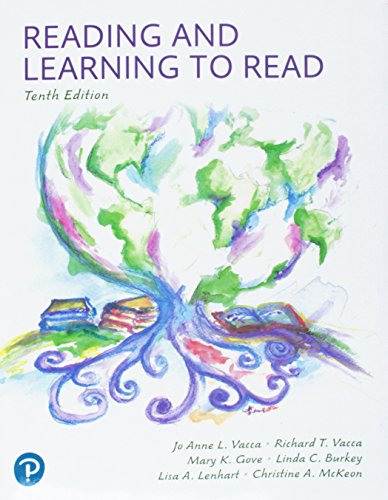 Product Cover Reading and Learning to Read (10th Edition)