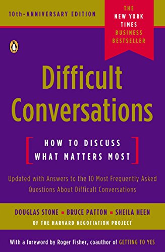 Product Cover Difficult Conversations: How to Discuss What Matters Most