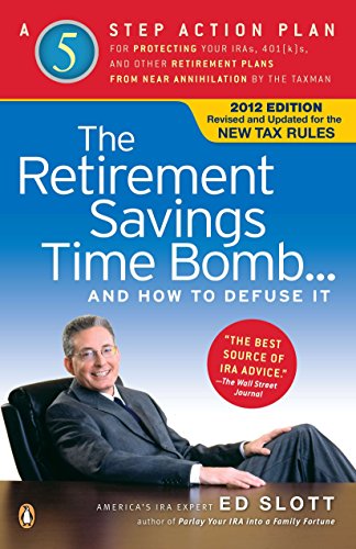 Product Cover The Retirement Savings Time Bomb . . . and How to Defuse It: A Five-Step Action Plan for Protecting Your IRAs, 401(k)s, and Other Retirement Plans from Near Annihilation by the Taxman