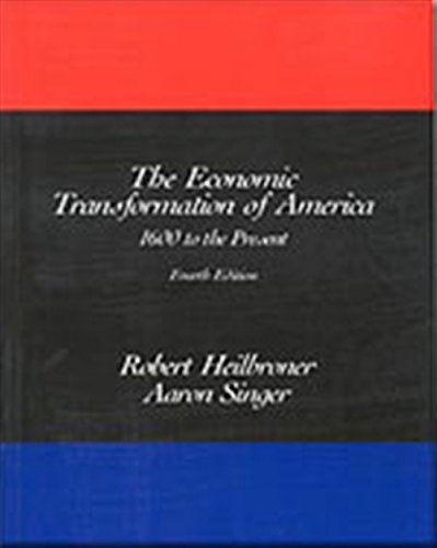 Product Cover The Economic Transformation of America: 1600 to the Present, 4th Edition