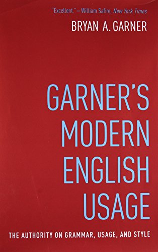 Product Cover Garner's Modern English Usage