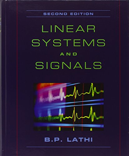 Product Cover Linear Systems and Signals, 2nd Edition