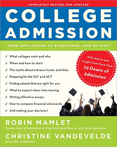Product Cover College Admission: From Application to Acceptance, Step by Step