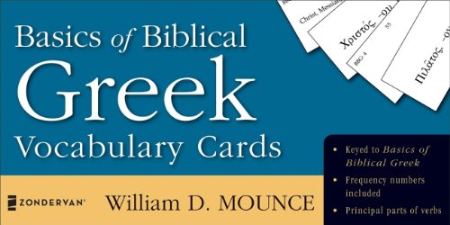 Product Cover Basics of Biblical Greek Vocabulary Cards (The Zondervan Vocabulary Builder Series)