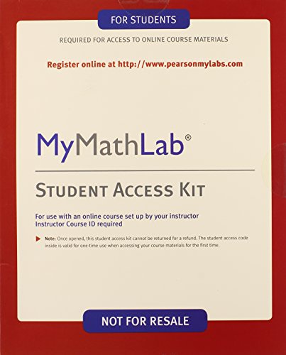 Product Cover MyLab Math -- Valuepack Access Card