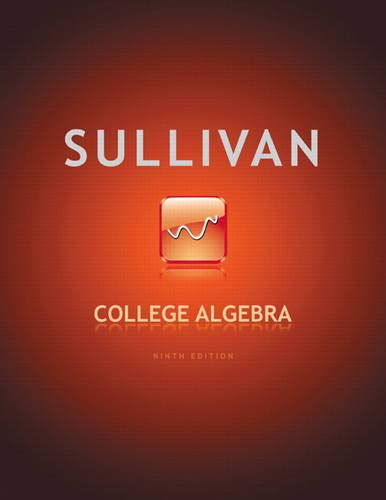 Product Cover College Algebra (9th Edition)