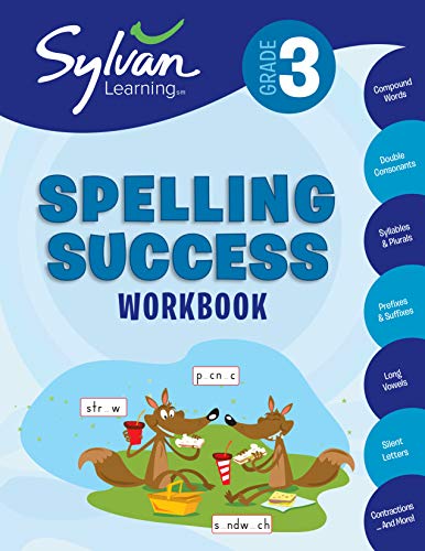 Product Cover 3rd Grade Spelling Success Workbook: Activities, Exercises, and Tips to Help Catch Up, Keep Up, and Get Ahead (Sylvan Language Arts Workbooks)