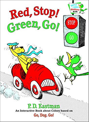 Product Cover Red, Stop! Green, Go!: An Interactive Book of Colors (Bright & Early Playtime Books)