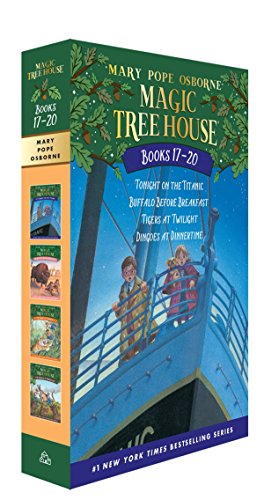 Product Cover Magic Tree House Volumes 17-20 Boxed Set: The Mystery of the Enchanted Dog (Magic Tree House (R))