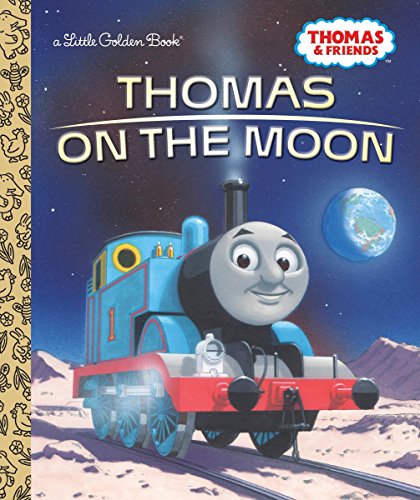 Product Cover Thomas on the Moon (Thomas & Friends) (Little Golden Book)