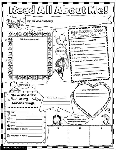 Product Cover Scholastic Teaching Resources Instant Personal Poster Sets: Read All About Me
