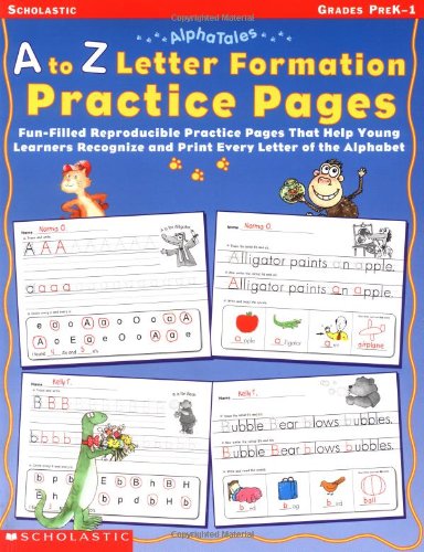 Product Cover AlphaTales: A to Z Letter Formation Practice Pages: Fun-filled Reproducible Practice Pages That Help Young Learners Recognize and Print Every Letter of the Alphabet