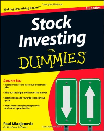 Product Cover Stock Investing For Dummies