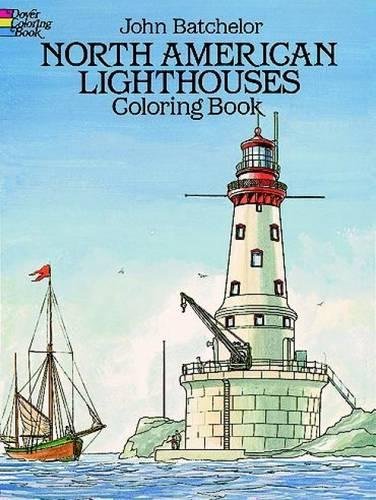 Product Cover North American Lighthouses Coloring Book (Dover History Coloring Book)