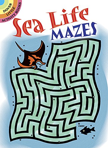 Product Cover Sea Life Mazes (Dover Little Activity Books)
