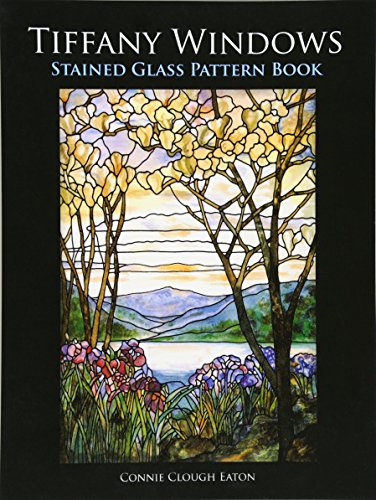 Product Cover Tiffany Windows Stained Glass Pattern Book (Dover Stained Glass Instruction)