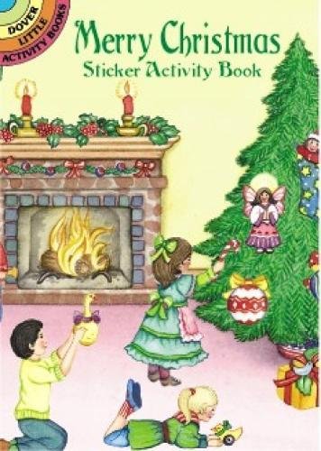Product Cover Merry Christmas Sticker Activity Book (Dover Little Activity Books Stickers)