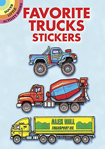 Product Cover Favorite Trucks Stickers (Dover Little Activity Books Stickers)