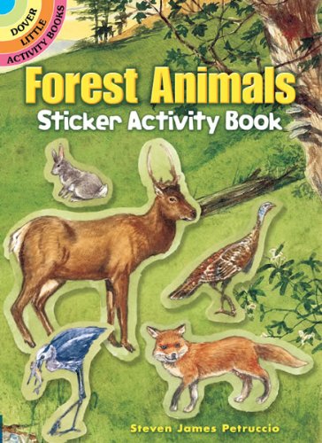 Product Cover Forest Animals Sticker Activity Book (Dover Little Activity Books Stickers)