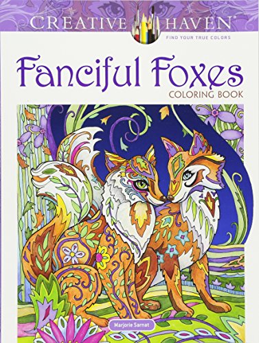 Product Cover Creative Haven Fanciful Foxes Coloring Book (Creative Haven Coloring Books)