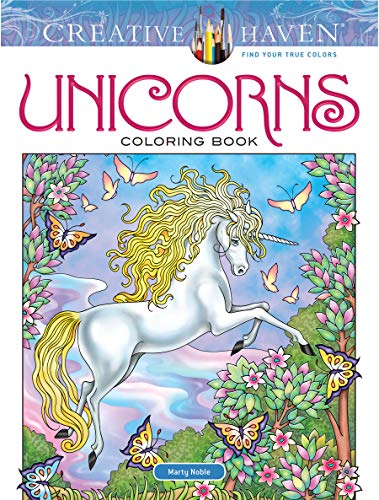 Product Cover Creative Haven Unicorns Coloring Book (Creative Haven Coloring Books)