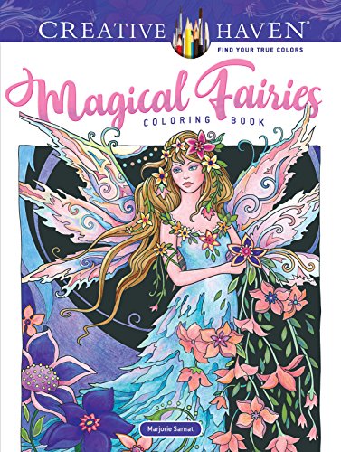 Product Cover Adult Coloring Book Creative Haven Magical Fairies Coloring Book (Creative Haven Coloring Books)
