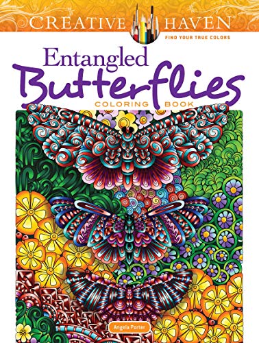 Product Cover Creative Haven Entangled Butterflies Coloring Book (Creative Haven Coloring Books)