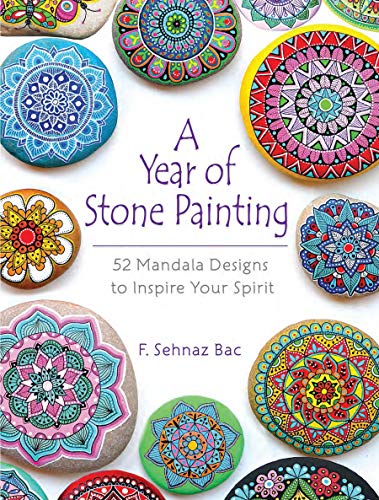 Product Cover A Year of Stone Painting: 52 Mandala Designs to Inspire Your Spirit