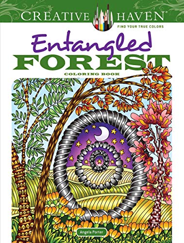 Product Cover Creative Haven Entangled Forest Coloring Book (Creative Haven Coloring Books)