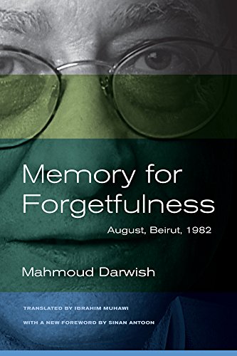 Product Cover Memory for Forgetfulness: August, Beirut, 1982 (Literature of the Middle East)