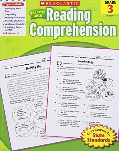 Product Cover Scholastic Success with Reading Comprehension, Grade 3