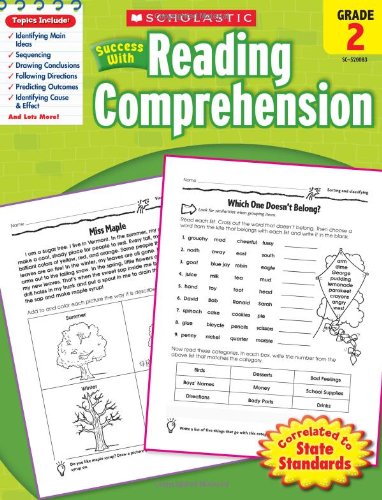 Product Cover Scholastic Success with Reading Comprehension, Grade 2
