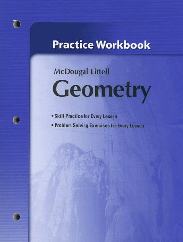 Product Cover Holt McDougal Larson Geometry: Practice Workbook