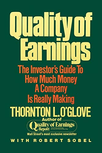 Product Cover Quality of Earnings