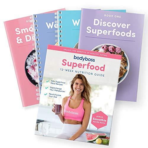 Product Cover BodyBoss Superfood Nutrition Guide Cookbook. Includes Bonus Smoothie & Dessert Recipe Book